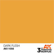 AK Interactive AK11056 Dark Flesh Acrylic Paint 17ml (3rd Generation)
