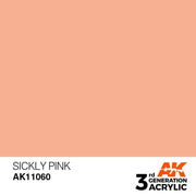 AK Interactive AK11060 Sickly PInk Acrylic Paint 17ml (3rd Generation)