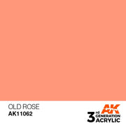 AK Interactive AK11062 Old Rose Acrylic Paint 17ml (3rd Generation)