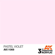 AK Interactive AK11069 Pastel Violet Acrylic Paint 17ml (3rd Generation)