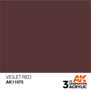AK Interactive AK11075 Violet Red Acrylic Paint 17ml (3rd Generation)