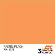 AK Interactive AK11076 Pastel Peach Acrylic Paint 17ml (3rd Generation)