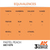 AK Interactive AK11076 Pastel Peach Acrylic Paint 17ml (3rd Generation)