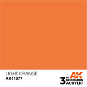 AK Interactive AK11077 Light Orange Acrylic Paint 17ml (3rd Generation)