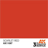 AK Interactive AK11087 Scarlet Red Acrylic Paint 17ml (3rd Generation)