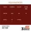 AK Interactive AK11096 Wine Red Acrylic Paint 17ml (3rd Generation)