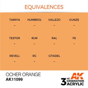 AK Interactive AK11099 Ocher Orange Acrylic Paint 17ml (3rd Generation)