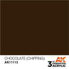 AK Interactive AK11113 Chocolate (Chipping) Acrylic Paint 17ml (3rd Generation)