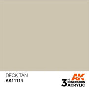 AK Interactive AK11114 Deck Tan Acrylic Paint 17ml (3rd Generation)