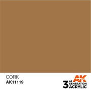 AK Interactive AK11119 Cork Acrylic Paint 17ml (3rd Generation)
