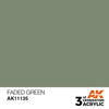 AK Interactive AK11135 Faded Green Acrylic Paint 17ml (3rd Generation)