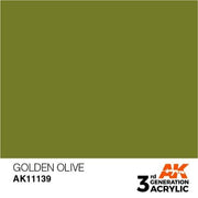 AK Interactive AK11139 Golden Olive Acrylic Paint 17ml (3rd Generation)