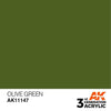 AK Interactive AK11147 Olive Green Acrylic Paint 17ml (3rd Generation)
