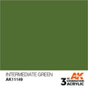 AK Interactive AK11149 Intermediate Green Acrylic Paint 17ml (3rd Generation)