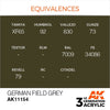AK Interactive AK11154 German Field Grey Acrylic Paint 17ml (3rd Generation)