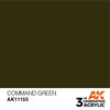 AK Interactive AK11155 Command Green Acrylic Paint 17ml (3rd Generation)