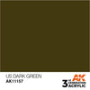 AK Interactive AK11157 US Dark Green Acrylic Paint 17ml (3rd Generation)