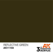 AK Interactive AK11158 Reflective Green Acrylic Paint 17ml (3rd Generation)
