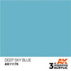 AK Interactive AK11176 Deep Sky Blue Acrylic Paint 17ml (3rd Generation)