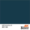 AK Interactive AK11184 Medium Blue Acrylic Paint 17ml (3rd Generation)