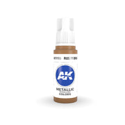 AK Interactive AK11195 Metallic Rusty Brass Acrylic Paint 17ml (3rd Generation)