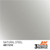 AK Interactive AK11210 Metallic Natural Steel Acrylic Paint 17ml (3rd Generation)