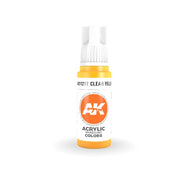 AK Interactive AK11217 Clear Yellow Acrylic Paint 17ml (3rd Generation)