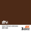 AK Interactive AK11304 AFV Series WWI French Brown Acrylic Paint 17ml 3rd Generation