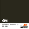 AK Interactive AK11306 AFV Series WWI French Green 2 Acrylic Paint 17ml 3rd Generation