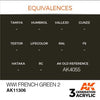 AK Interactive AK11306 AFV Series WWI French Green 2 Acrylic Paint 17ml 3rd Generation