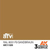 AK Interactive AK11326 AFV Series RAL 8031 F9 Sandbraun Acrylic Paint 17ml 3rd Generation