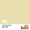 AK Interactive AK11333 AFV Series Cremeweiss Acrylic Paint 17ml 3rd Generation