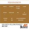 AK Interactive AK11337 No.6 Earth Yellow FS30257 Acrylic Paint 17ml 3rd Generation