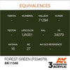 AK Interactive AK11346 AFV Series Forest Green FS34079 Acrylic Paint 17ml 3rd Generation