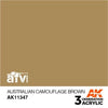 AK Interactive AK11347 AFV Series Australian Camouflage Brown Acrylic Paint 17ml 3rd Generation