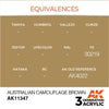 AK Interactive AK11347 AFV Series Australian Camouflage Brown Acrylic Paint 17ml 3rd Generation