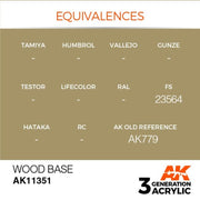 AK Interactive AK11351 AFV Series Wood Base Acrylic Paint 17ml 3rd Generation