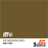 AK Interactive AK11352 AFV Series IDF Modern Grey Acrylic Paint 17ml 3rd Generation
