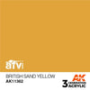 AK Interactive AK11362 British Sand Yellow Acrylic Paint 17ml 3rd Generation