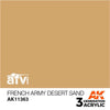 AK Interactive AK11363 AFV Series French Army Desert Sand Acrylic Paint 17ml 3rd Generation