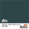 AK Interactive AK11365 AFV Series French Army Grey-Blue Acrylic Paint 17ml 3rd Generation