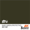 AK Interactive AK11367 AFV Series Base Green Protective Acrylic Paint 17ml 3rd Generation