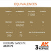 AK Interactive AK11370 AFV Series Russian Sand 7K Acrylic Paint 17ml 3rd Generation