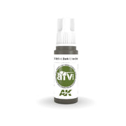 AK Interactive AK11381 British Dark Olive Green PFI Acrylic Paint 17ml 3rd Generation