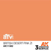 AK Interactive AK11382 AFV Series British Desert Pink ZI Acrylic Paint 17ml 3rd Generation