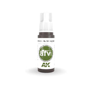 AK Interactive AK11384 S.C.C. No.1A Very Dark Brown Acrylic Paint 17ml 3rd Generation