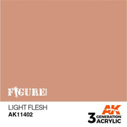 AK Interactive AK11402 Light Flesh Acrylic Paint 17ml 3rd Generation