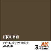AK Interactive AK11408 Dot44 Brown Base Acrylic Paint 17ml 3rd Generation