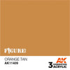AK Interactive AK11409 Figure Series Orange Tan Acrylic Paint 17ml 3rd Generation