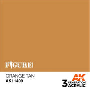 AK Interactive AK11409 Figure Series Orange Tan Acrylic Paint 17ml 3rd Generation